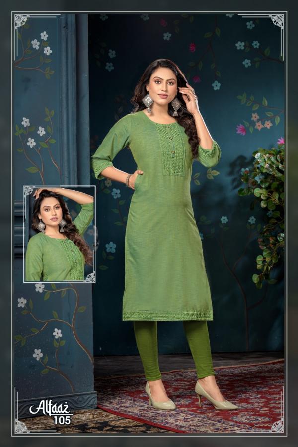 Trendy Alfaaz Vol 1 Rayon Designer Kurti Collecttion